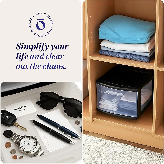 HOMZ 2-Pack 1-Drawer Storage Cart, 14.25" Wide Medium, and Classroom - Image 7