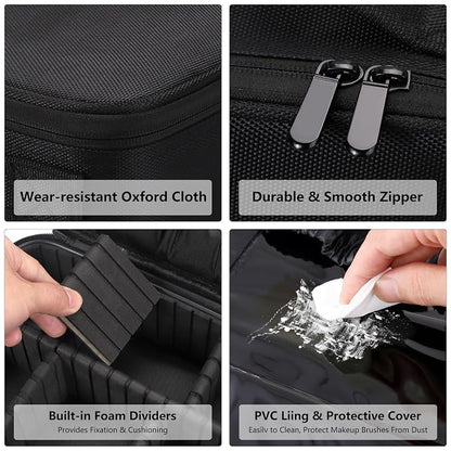 gzcz Travel Makeup Bag, Portable Makeup Case - Image 4