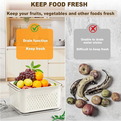 4 Pcs Fruit Storage Containers for Fridge - Image 4
