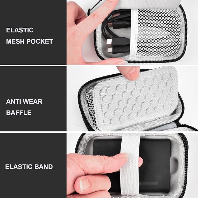 Carrying for Samsung T9/ T7/ T7 Shield Portable SSD 4TB 2TB 1TB, USB External - Image 5
