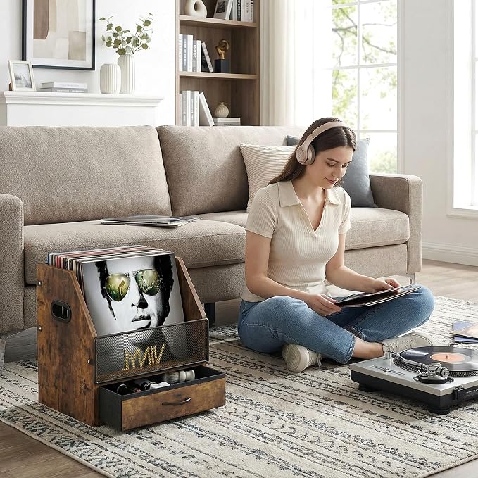 Vinyl Record Storage Crate - Image 3