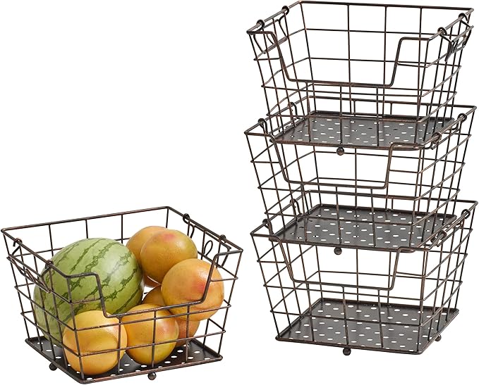Mikasa Gourmet Basics Ferme 4-Tier Market Basket - Image 5