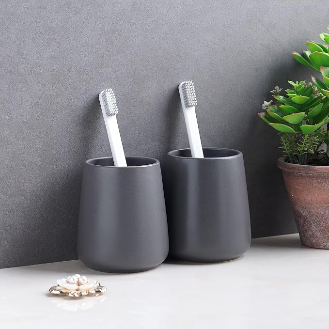 Grey Toothbrush Holder for Bathroom - Image 6