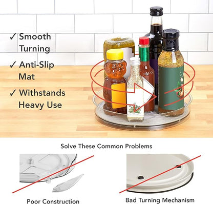 Spectrum Medium Lazy Susan Organizer 9.5 in - Image 3