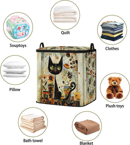 king comforter storage bag, pillow quilt organizer - Image 2