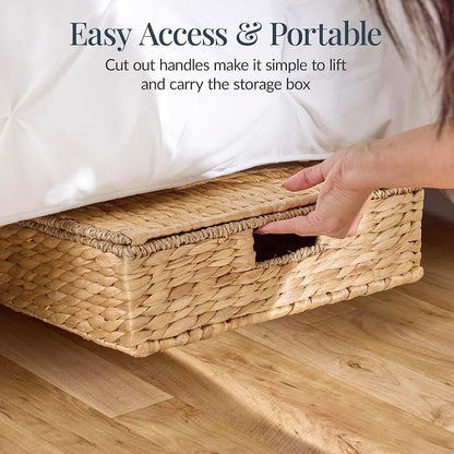Best Choice Products Under Bed Storage Containers W/Lid, Wheels and Handles - Image 8