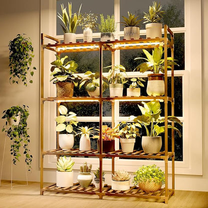 Bamworld Plant Stand with Grow Lights - Image 6