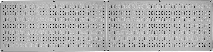 Wall Control Pegboard Rack Horizontal Metal Pegboard Garage Tool Storage Pack - Image 2