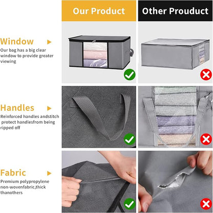 2 Pack Clothes Organizer Storage Bags - Image 7