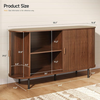 55" Sideboard Buffet Cabinet - Image 2