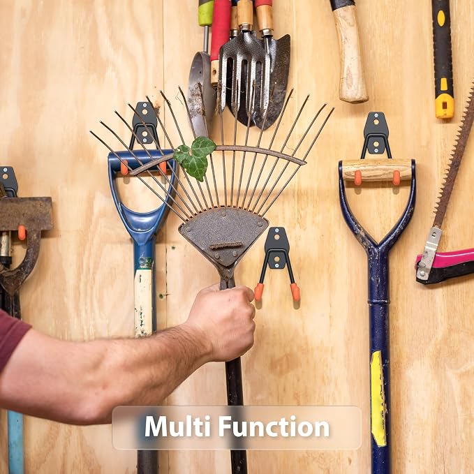 Garage Hooks with Anti-Slip Coating, Heavy Duty Wall Mount Storage Hooks - Image 2
