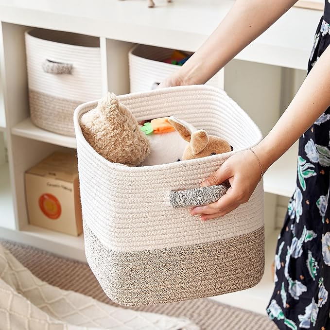 R RUNKA Storage Cube Baskets 3-Pack - Image 5