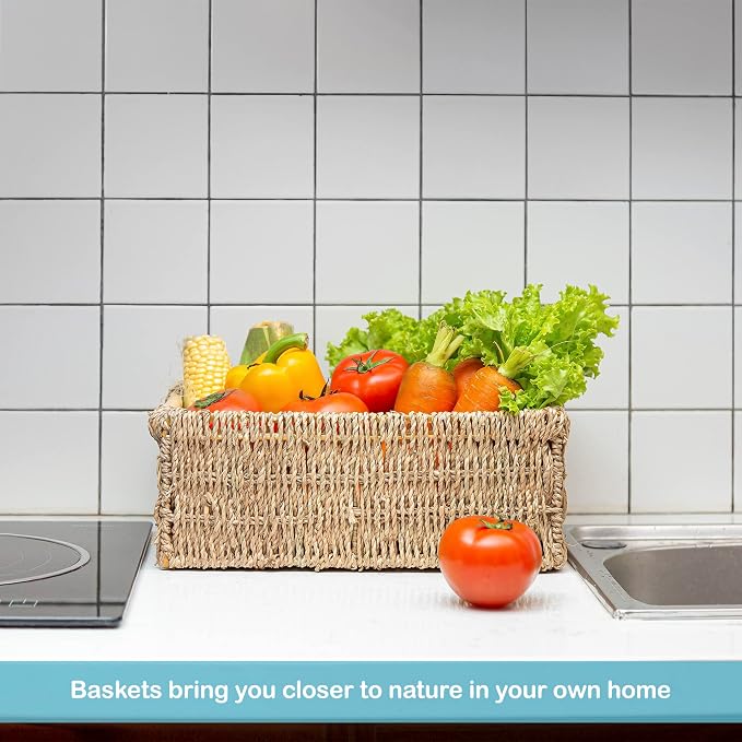 Natural Seagrass Storage Basket - Image 5