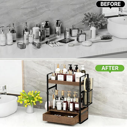 2-Tier Bathroom Counter Organizer - Image 7