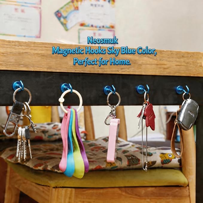 Neosmuk Magnetic Hooks, Heavy Duty 30lb+ Strong Magnet Hook - Image 7