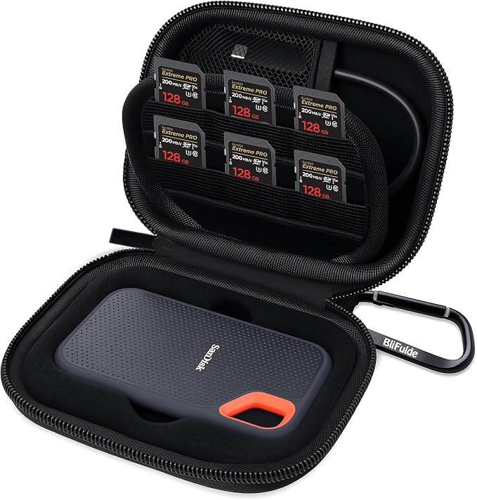 Hard Case for SanDisk Extreme Portable SSD 500GB 1TB 2TB 4TB 8TB External Solid by Blifulde