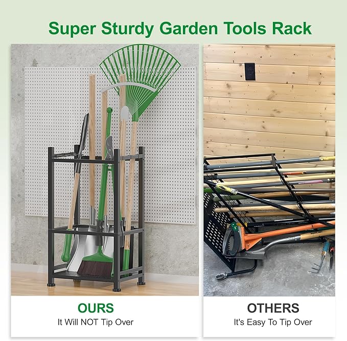 Dirza Garden Tool Organizer, Yard Tool Organizer - Image 3