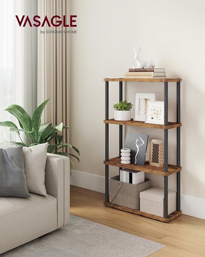 VASAGLE Superfast Toolless Assembly, 4-Tier Shelf - Image 3