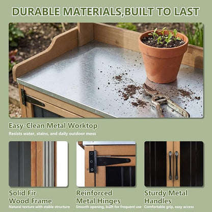 Ketive Outdoor Potting Bench - Image 6