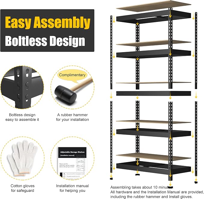 PrimeZone Heavy Duty Storage Shelves - Image 4
