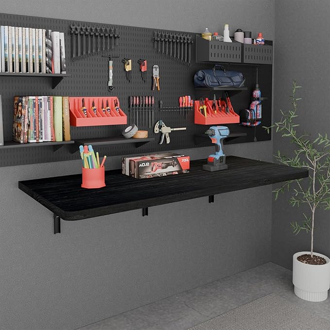 IAE Floating Wall Mounted Folding Table Desk - Image 2
