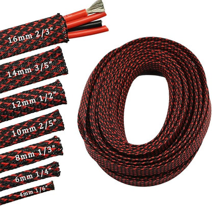 30ft PET Expandable Sleeving Wire Cable Sleeve by CBAZY