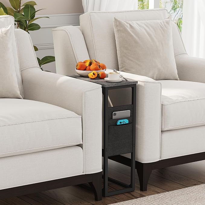 TUTOTAK C Shaped End Table, Side Table - Image 7