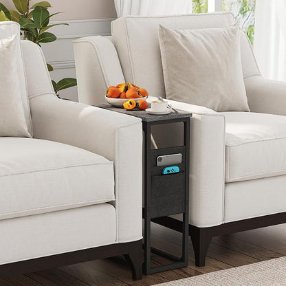 TUTOTAK C Shaped End Table, Side Table - Image 7
