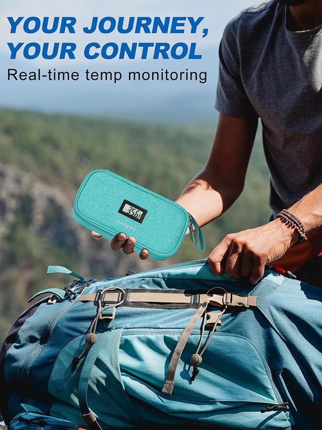 Insulin Cooler Travel Case, TSA Approved Refrigerated Medicine Travel Bag - Image 2