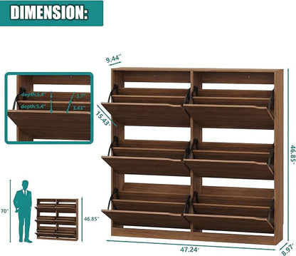 Xixini Shoe Storage Cabinet for Entryway - Image 2