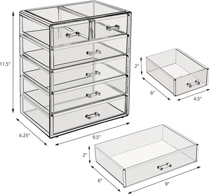 Sorbus Acrylic Makeup Organizer - Image 3