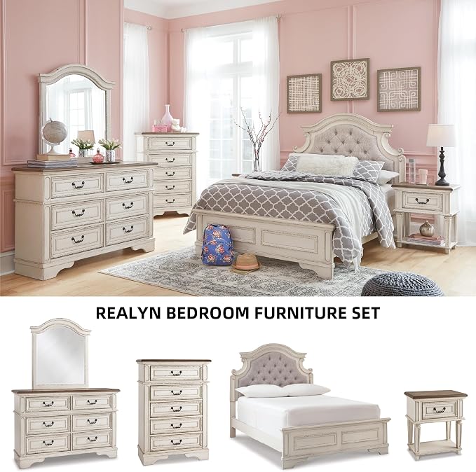 Signature Design by Ashley Realyn Vintage 5 Drawer Chest - Image 7