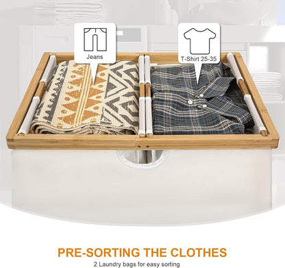 WOWLIVE 165L Double Laundry Hamper - Image 4