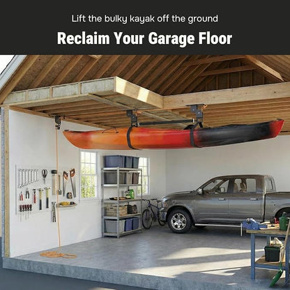 Kayak Hoist for Garage Ceiling - Image 2