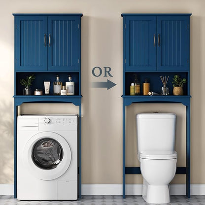 Yaheetech Over the Toilet Storage Cabinet, Bathroom Organizer, Open Compartment - Image 9