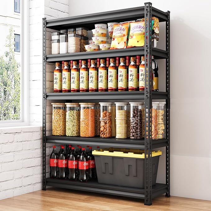 48" W Garage Shelving Heavy Duty，3000LBS Loads Metal Shelving Units and Storage - Image 2