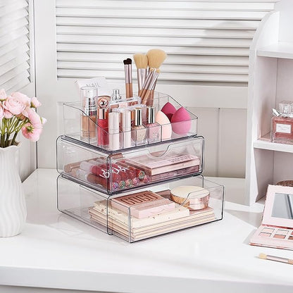 Vtopmart 3 Tier Clear Makeup Organizer - Image 2