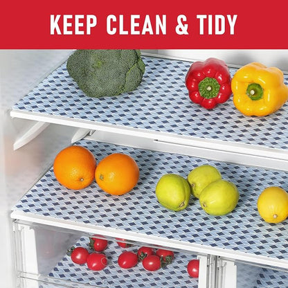 Cooyes 6 Pack Cloth Shelf Liners 17.7" × 36", Non-Slip Refrigerator Liners - Image 2