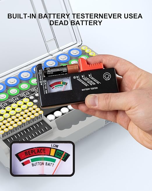 Battery Organizer Storage Holder Box Case - Image 5