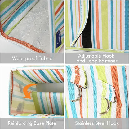 Surblue Bedside Caddy Hanging Bed Organizer Storage Bag Pocket - Image 4