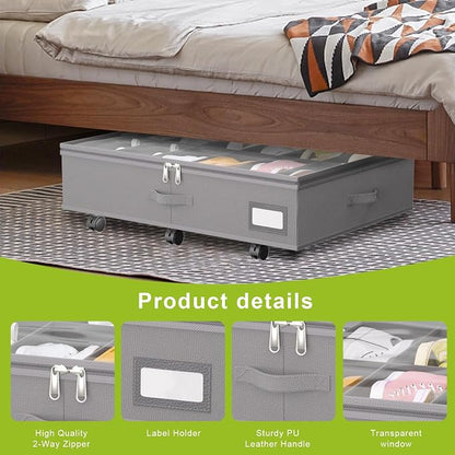 homyfort Under Bed Shoe Storage - Image 5