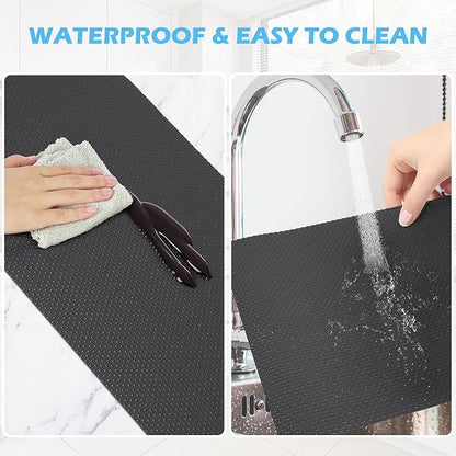 Drawer Liners, Waterproof Shelf Liner, Anti-Slip Non-Adhesive BPA Free Kitchen - Image 2