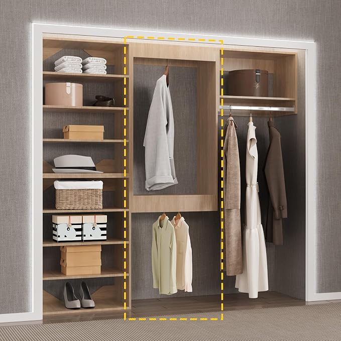 Double Hanging Closet Unit, Modular System Organizer - Image 5