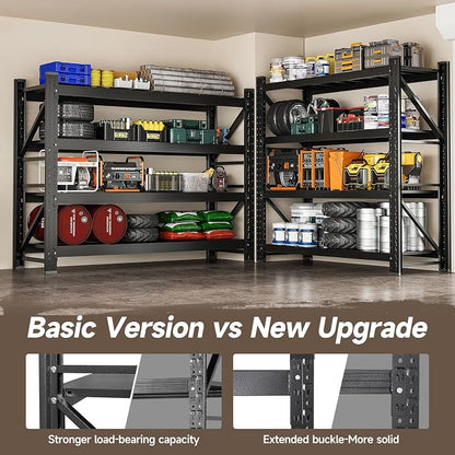 8000LBS Metal Garage Shelving Unit 68" W Storage Shelves Heavy Duty 4 Tier - Image 6