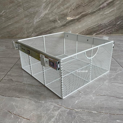 Pull Out Closet Drawer for Clothes | Sliding Wire Basket for Wardrobe Cabinets - Image 3
