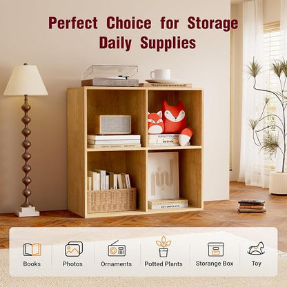 Book Shelf, Wooden Cube Storage Organizer - Image 6