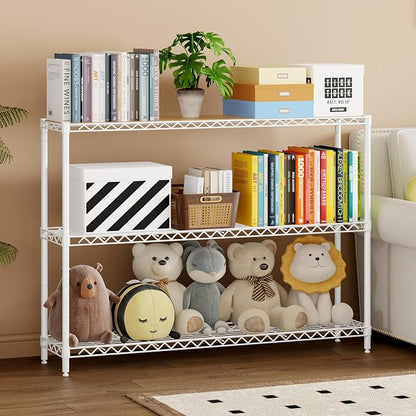 Homeiju 3-Shelf Storage Rack, Heavy Duty - Image 2
