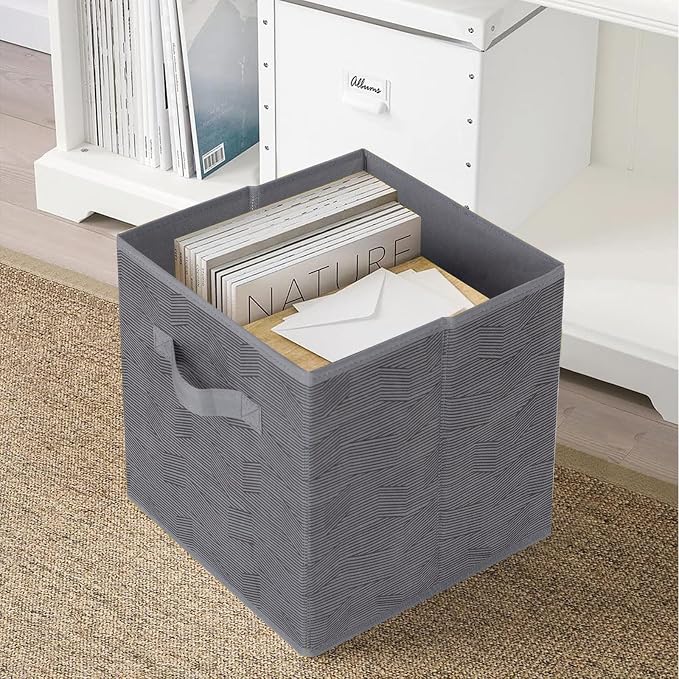 ShellKingdom Foldable Fabric Storage Cubes and Cloth Organizer Drawer - Image 6