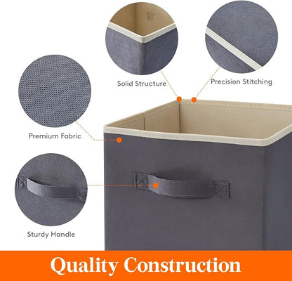 Lifewit Storage Cubes, Foldable Decorative Fabric Storage Baskets - Image 3