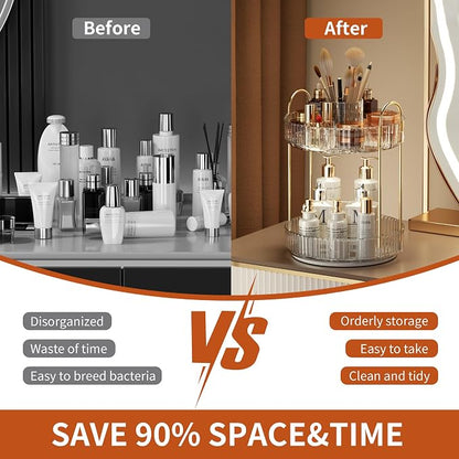 YCIA&DONE Rotating Makeup Organizer - Image 8